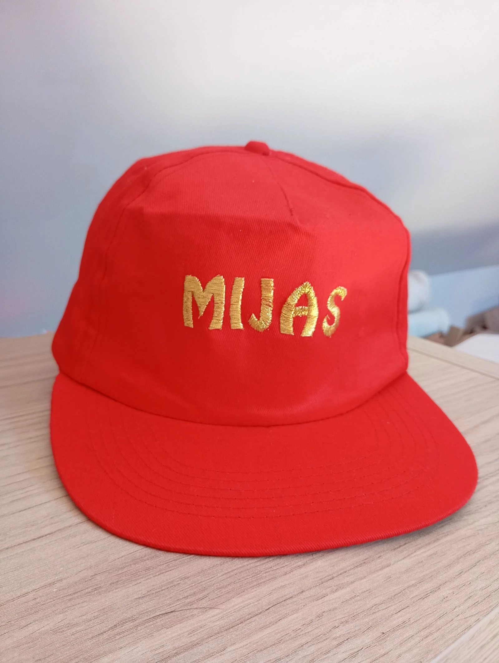 Casquette vintage années 90 snapback rouge  – photo 5